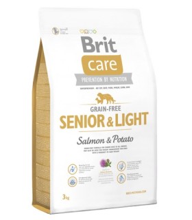 Brit Care Grain Free Senior & Light SALMON & POTATO 12kg
