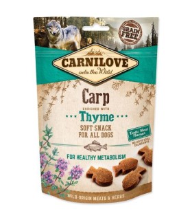 CARNILOVE SEMI MOIST SNACK CARP ENRICHED WITH THYME 200g