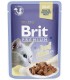 Brit Premium CAT Jelly Fillets With Beef WOŁOWINA 85g