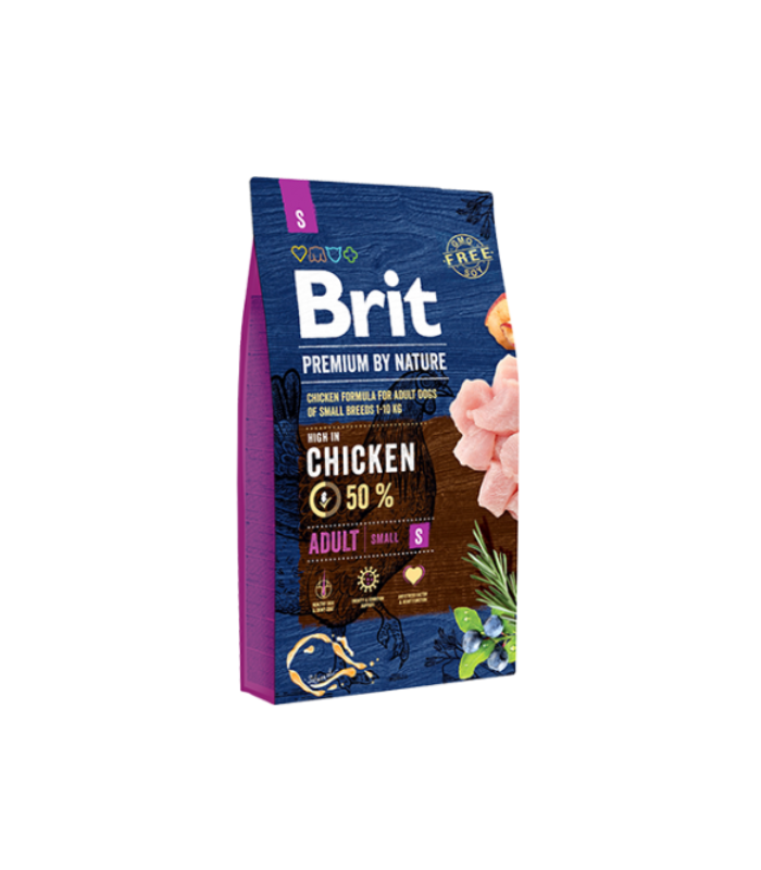 Brit Premium By Nature Adult S CHICKEN 8 kg