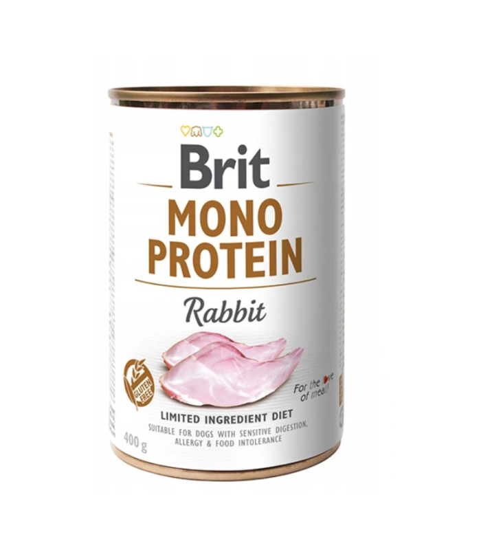 Brit Mono Protein Rabbit KRÓLIK 400g
