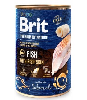 Brit Premium By Nature Fish & Fish Skin RYBY 400g