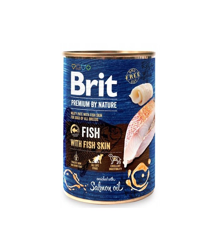 Brit Premium By Nature Fish & Fish Skin RYBY 400g