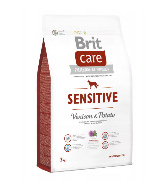 Brit Care Sensitive Dziczyzna VENISON & POTATO 3 kg