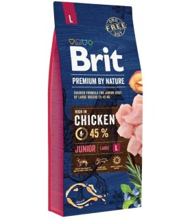 Brit Premium By Nature Junior L Large CHICKEN 15kg