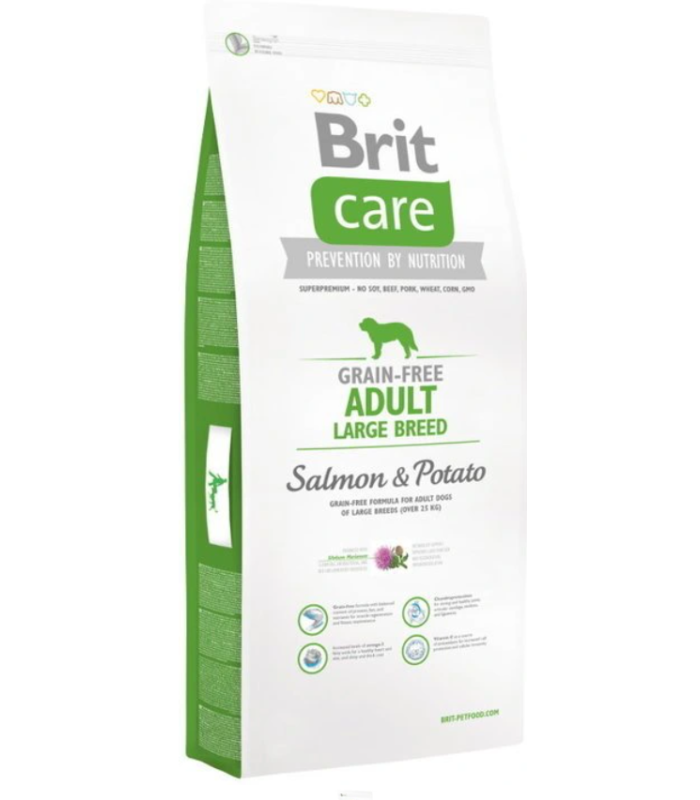 Brit Care Grain-Free Adult Large Breed SALMON & POTATO 3 kg