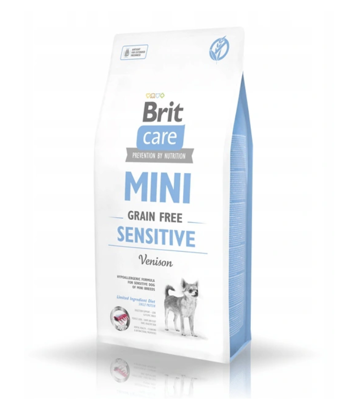 Brit Care Mini Grain Free Sensitive Dziczyzna VENISON 2kg