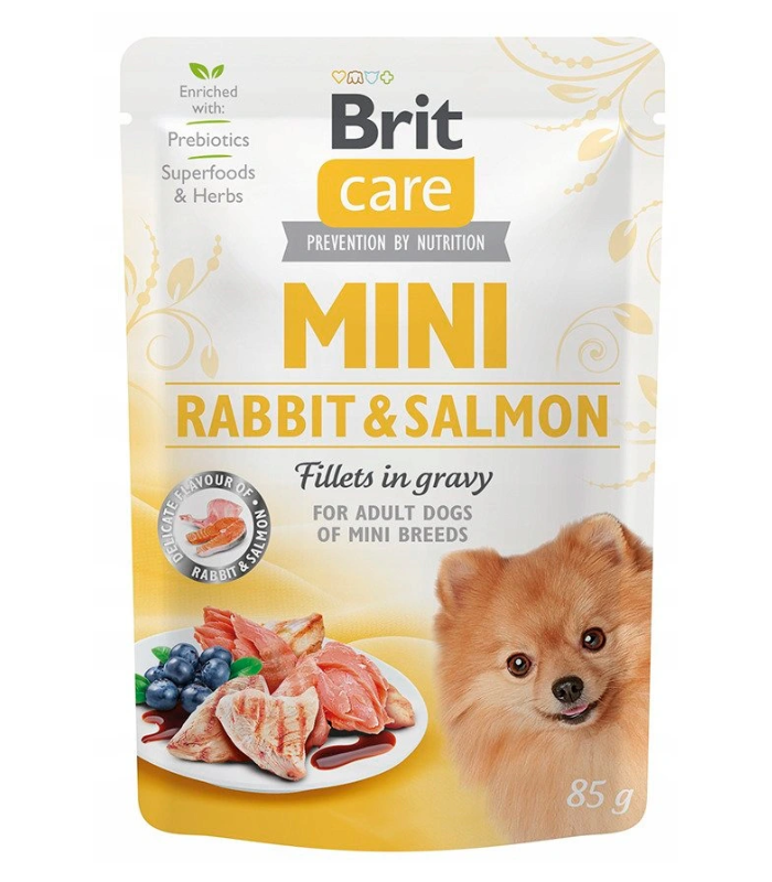 Brit Care Mini Rabbit Salmon KRÓLIK I ŁOSOŚ 85g