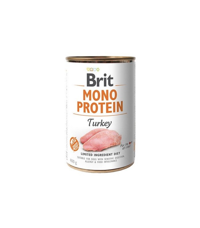 BRIT Mono Protein Karma mokra dla psa z indykiem 400g