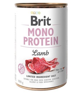 Brit Mono Protein Lamb karma mokra dla psa z jagnięciną  400g