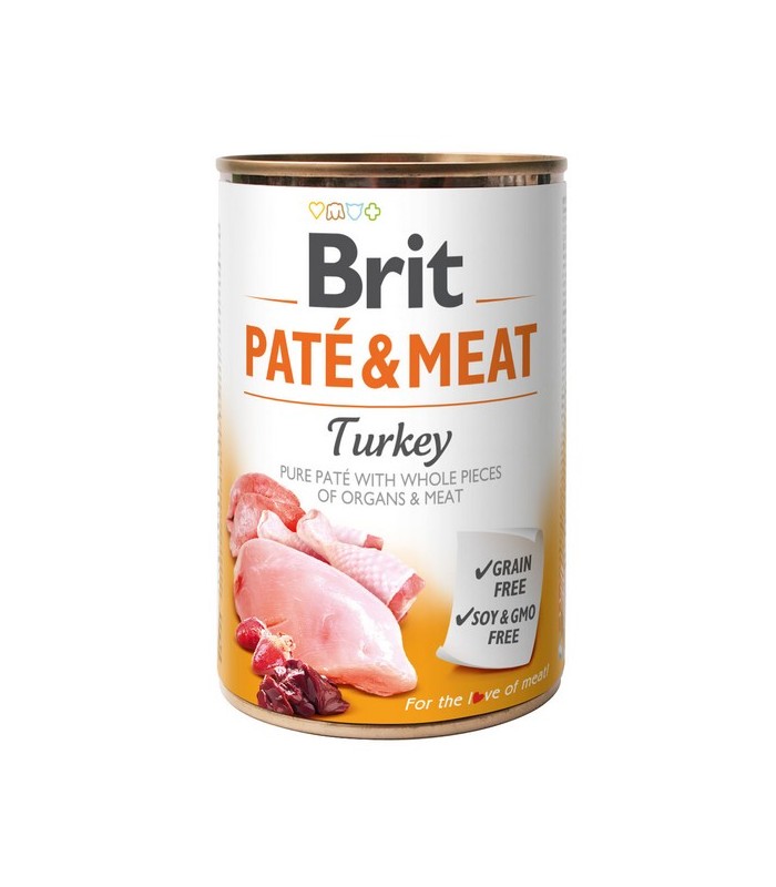 Brit Pate & Meat Dog Turkey INDYK 400g