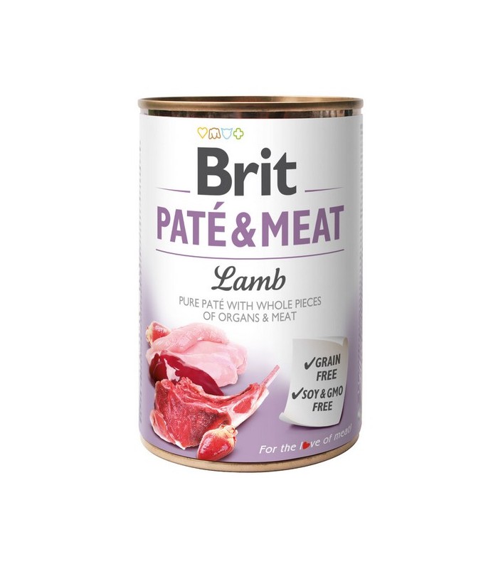 Brit Pate & Meat Dog Lamb JAGNIĘCINA 400g