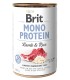 Brit Mono Protein Lamb & Rice JAGNIĘCINA 400g
