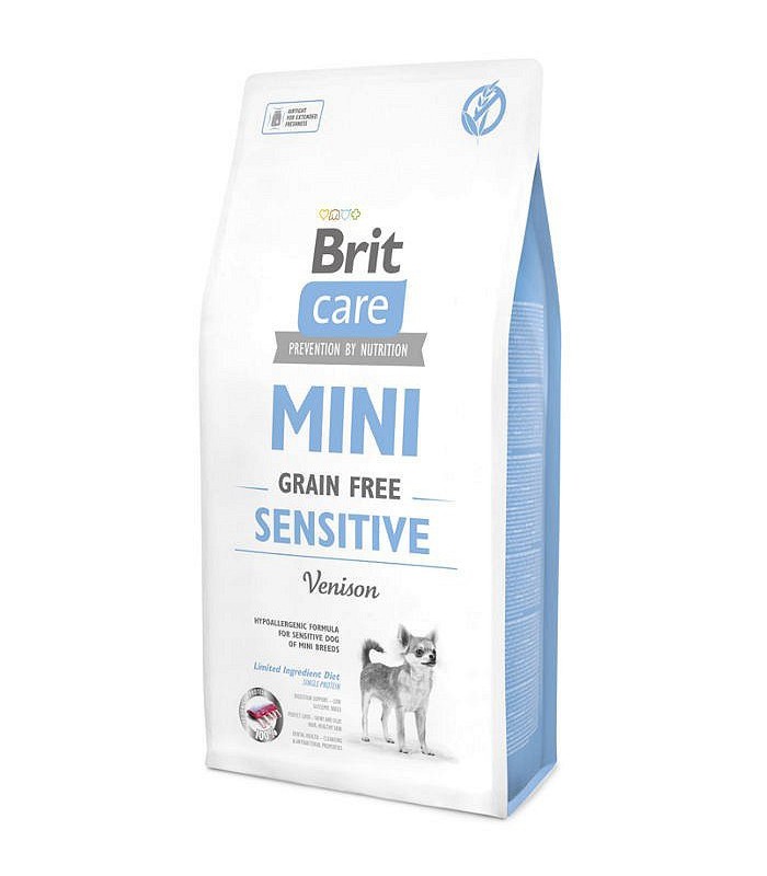 Brit Care Mini Grain Free Sensitive Dziczyzna VENISON 7kg