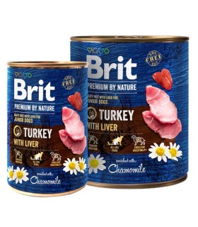 Brit Premium By Nature JUNIOR Turkey & Liver INDYK 400g
