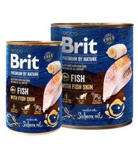Brit Premium By Nature Fish & Fish Skin RYBY 800g