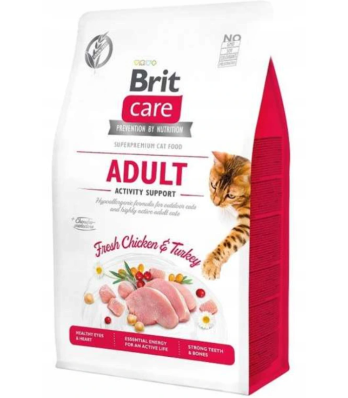 BRIT CARE CAT Grain-Free ADULT Activity Support 2 kg