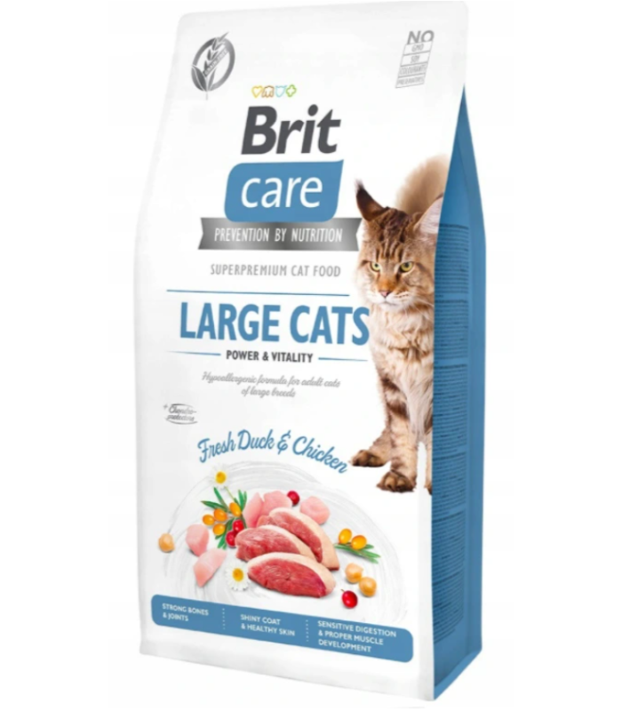 BRIT CARE CAT Grain-free Large Cats DUŻE KOTY 7 kg