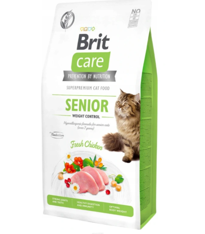BRIT CARE CAT Grain-Free SENIOR Weight Control 7 kg
