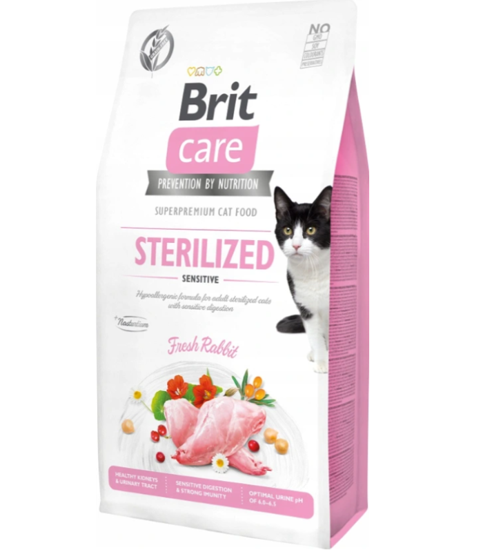 BRIT CARE CAT Grain-free Sterilized Sensitive 2kg
