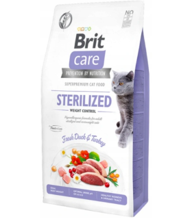 BRIT CARE CAT Grain-Free Sterilized Weight Control 7 kg