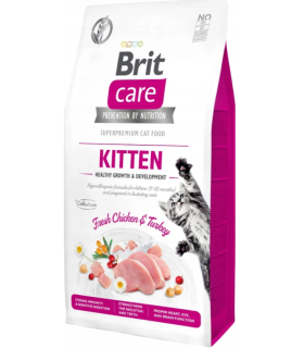 BRIT CARE CAT Grain-free Kitten Karma sucha DLA KOCIĄT 7kg | Zoo24