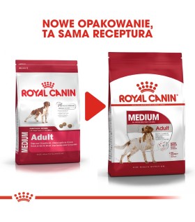 Royal Canin Medium Adult - Karma Sucha dla Psów Dorosłych, Rasy Średnie 15kg