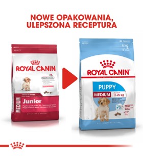 Royal Canin Medium Puppy - Karma Sucha dla Szczeniąt, Rasy Średnie 15kg