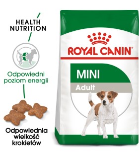Royal Canin Mini Adult - Karma Sucha dla Psów Dorosłych, Rasy Małe 2kg
