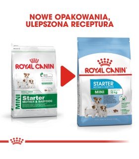 Royal Canin Mini Starter Mother & Babydog - Karma Sucha dla Szczeniąt do 2 Miesiąca i Suk Karmiących Ras Małych 8,5kg