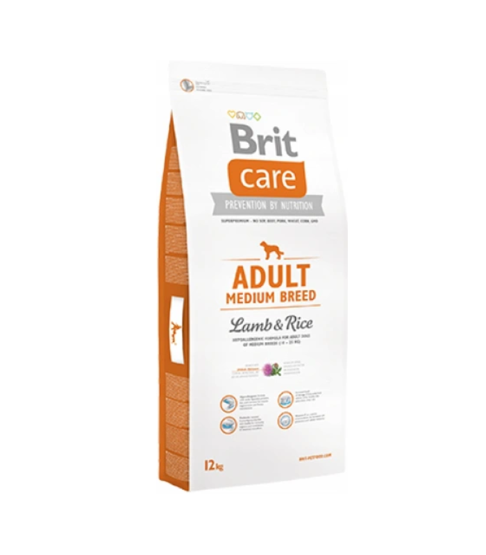 Brit Care Adult Medium Breed LAMB & RICE 12kg