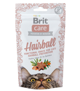 Brit Care Cat Przysmak Snack Hairball 50g