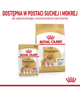 Royal Canin Breed Pomeranian Adult - Karma Sucha dla Psów Dorosłych Rasy Szpic Miniaturowy 500g
