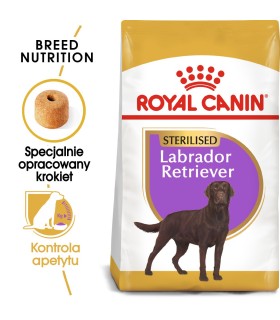 Royal Canin Breed Labrador Retriver Adult Sterilised - Karma Sucha dla Psów Dorosłych Rasy Labrador, Sterylizowanych 12kg