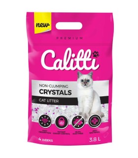 CALITTI Crystals żwirek dla kota silikonowy Bezpyłowy 3.8L