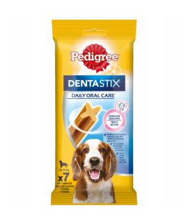 PEDIGREE Dentastix Gryzaki Dentystyczne dla psa, rasy średnie 180g (7szt.)