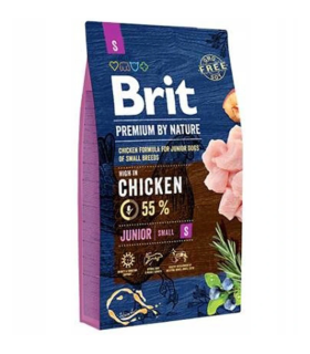 BRIT Premium By Nature JUNIOR Small KURCZAK 8kg