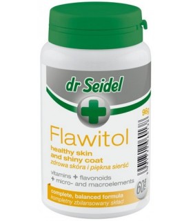 Dr Seidel Flawitol zdrowa skóra i piękna sierść 60 tabl.