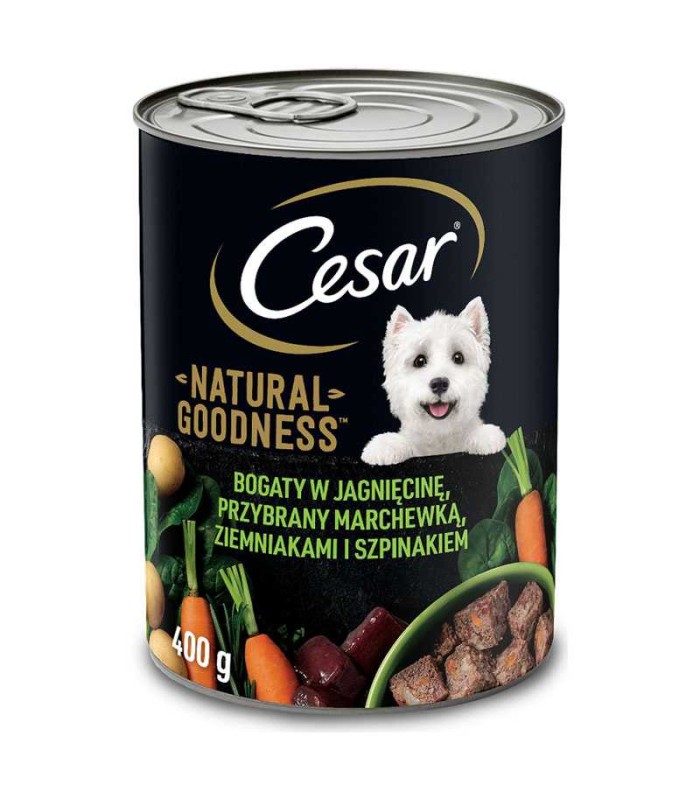 CESAR Karma dla Psa JAGNIĘCINA z Warzywami 400g