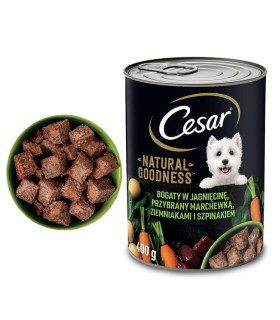 CESAR Karma dla Psa JAGNIĘCINA z Warzywami 400g