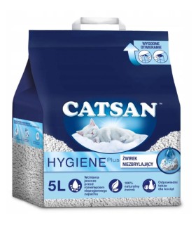 CATSAN Hygiene Plus 100% Naturalny Żwirek 5L