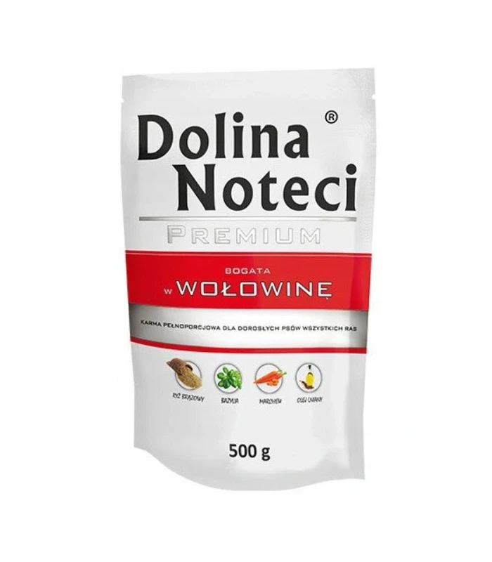 DOLINA  NOTECI Premium Karma mokra dla psa Saszetki mix smaków Zestaw 10x 500g