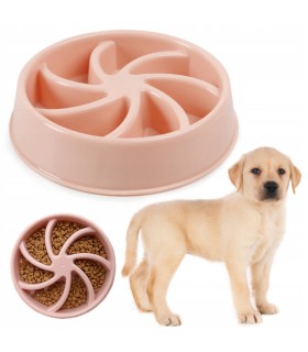 Miska Spowalniająca Jedzenie dla Psa (Różowa) PETSTORY 500ml