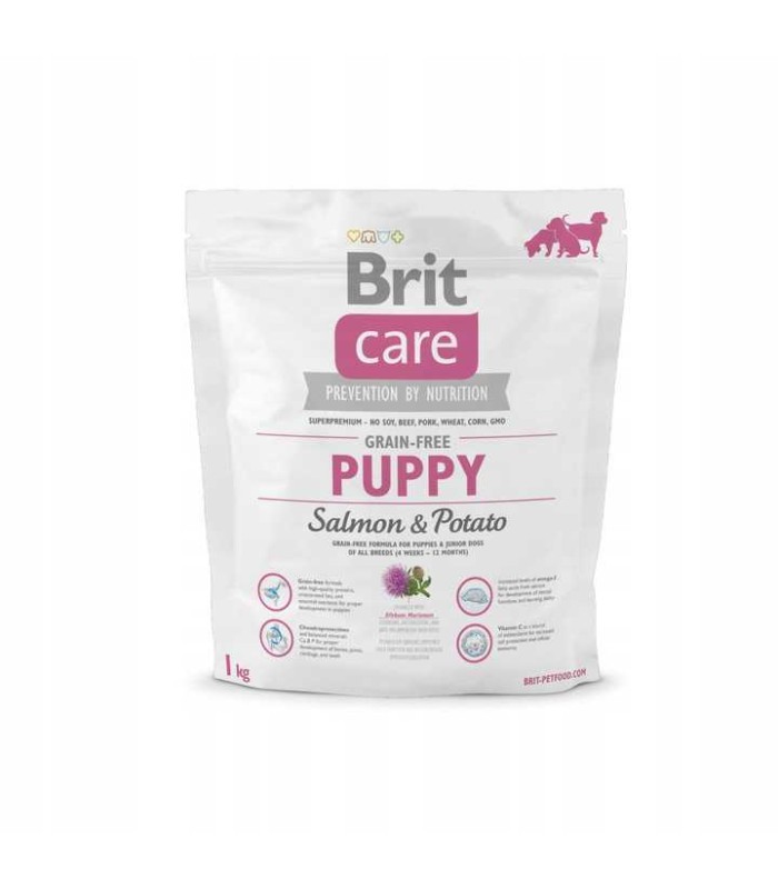 BRIT CARE Grain-free Puppy Salmon & Potato 1kg