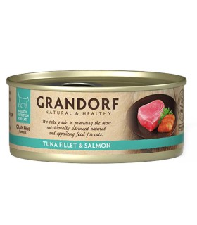 GRANDORF CAT Tuna Fillet & Salmon 70g