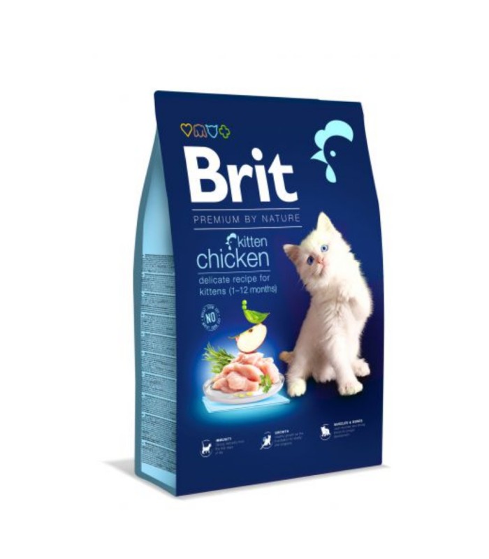 Brit Premium Cat Kitten KURCZAK 1,5 kg