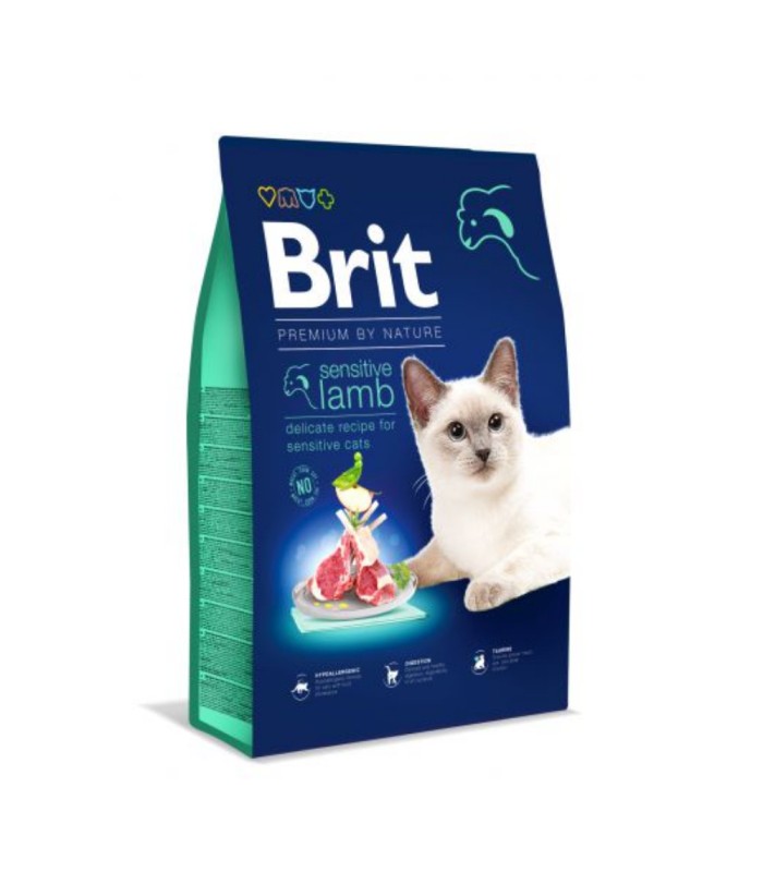 Brit Premium Cat Sensitive JAGNIĘCINA 1,5 kg