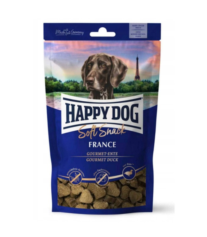 Happy Dog France Miękki Przysmak Psów z Kaczką 100g