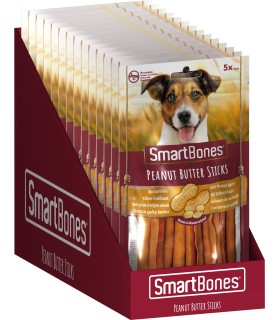 Smart Bones Peanut Butter Przysmaki Psa Patyczki 100g