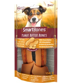 Smart Bones Peanut Butter Przysmak Kość Wiązana M 2 szt